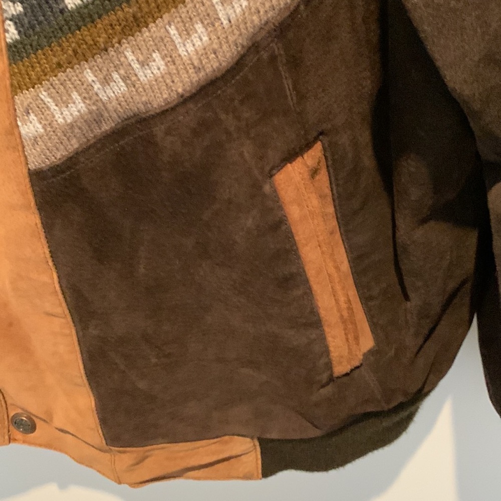 Vintage Suede Boho Oversized Jacket - Picture 6 of 10
